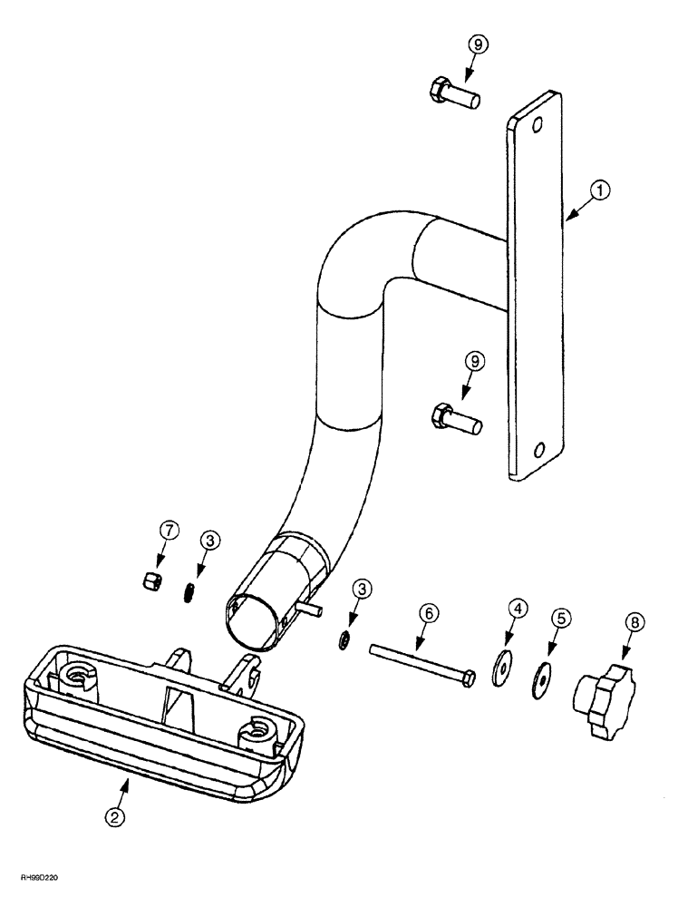 Схема запчастей Case IH AFS - (03-06) - CDU / ECDU MOUNTING (55) - ELECTRICAL SYSTEMS