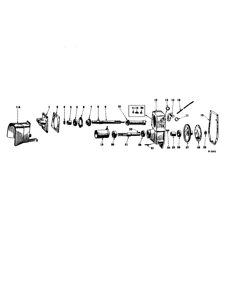 Схема запчастей Case IH FARMALL B - (158) - ATTACHMENTS, POWER TAKE-OFF, SPECIAL Attachments