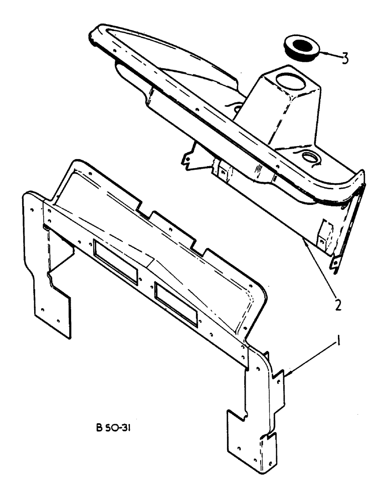 Схема запчастей Case IH 385 - (0C17-2) - INSTRUMENT PANEL Instruments