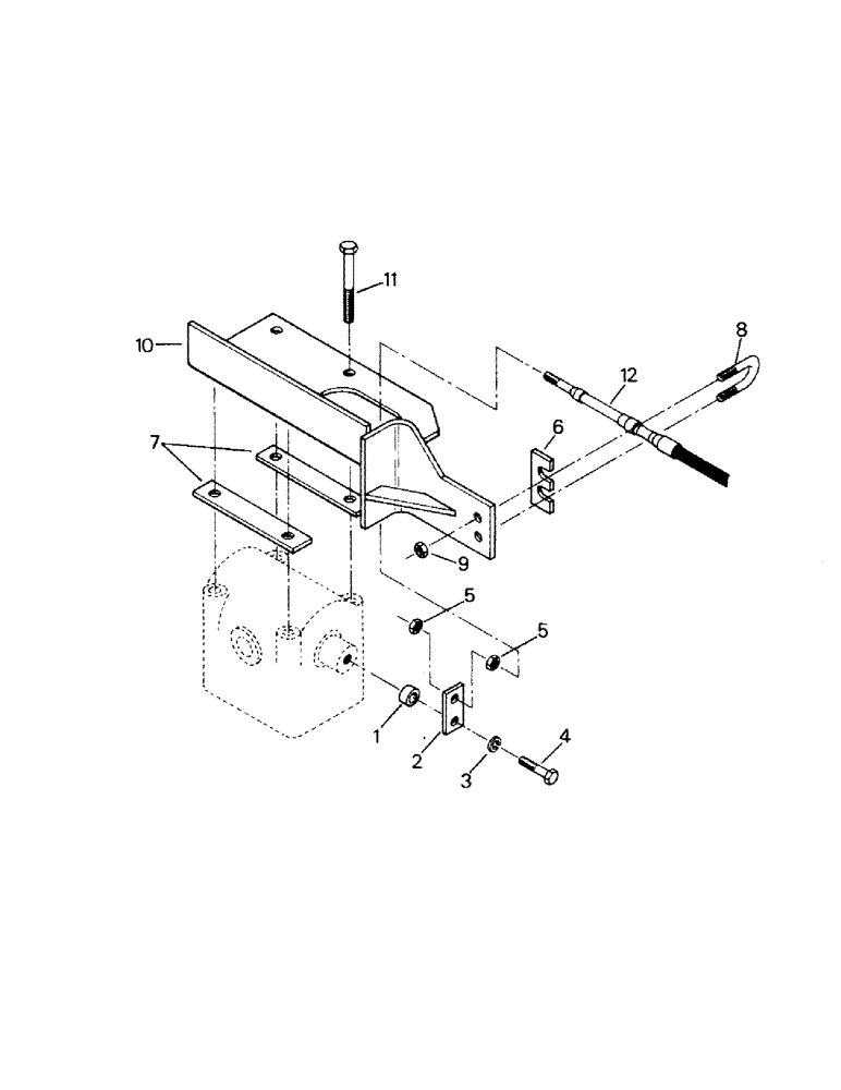 Схема запчастей Case IH KM-280 - (04-30) - TWO-SPEED TRANSMISSON LINKAGE (04) - Drive Train