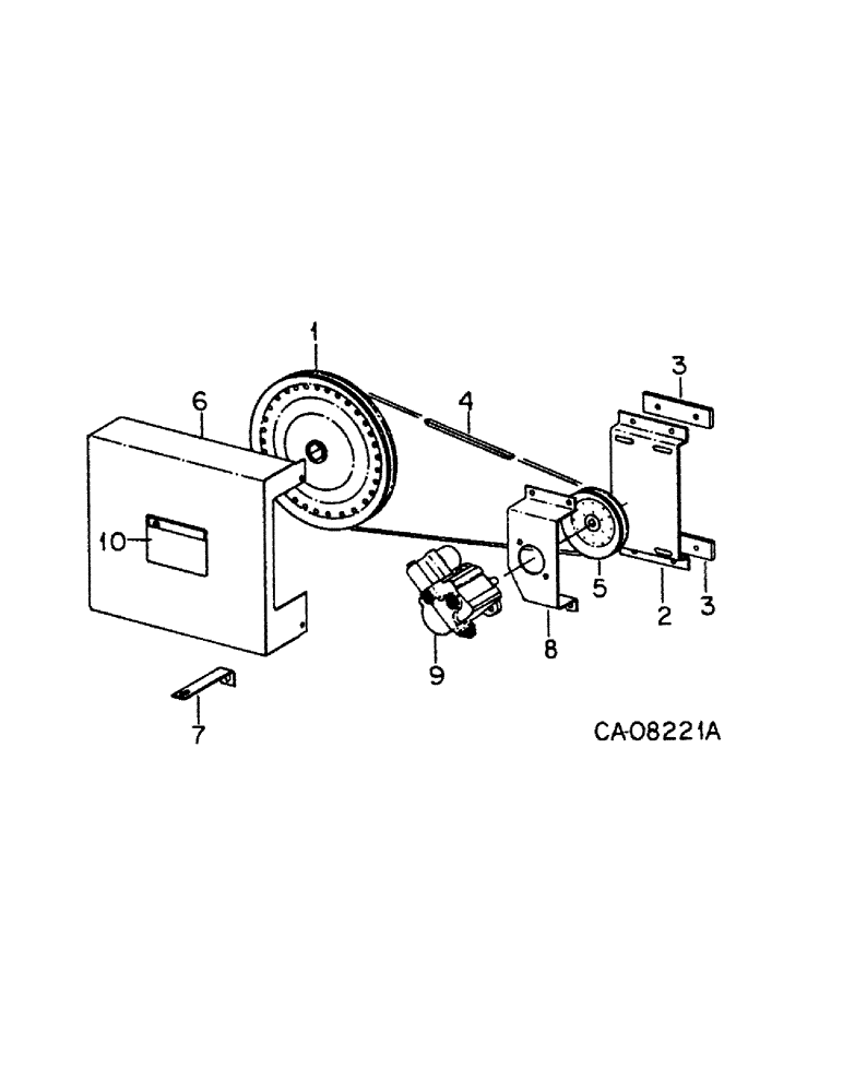 Схема запчастей Case IH 1480 - (10-58) - HYDRAULICS, HYDRAULIC REEL DRIVE, W/ROCK TRAP AND/OR FEEDER REVERSER SEPARATOR PARTS (07) - HYDRAULICS