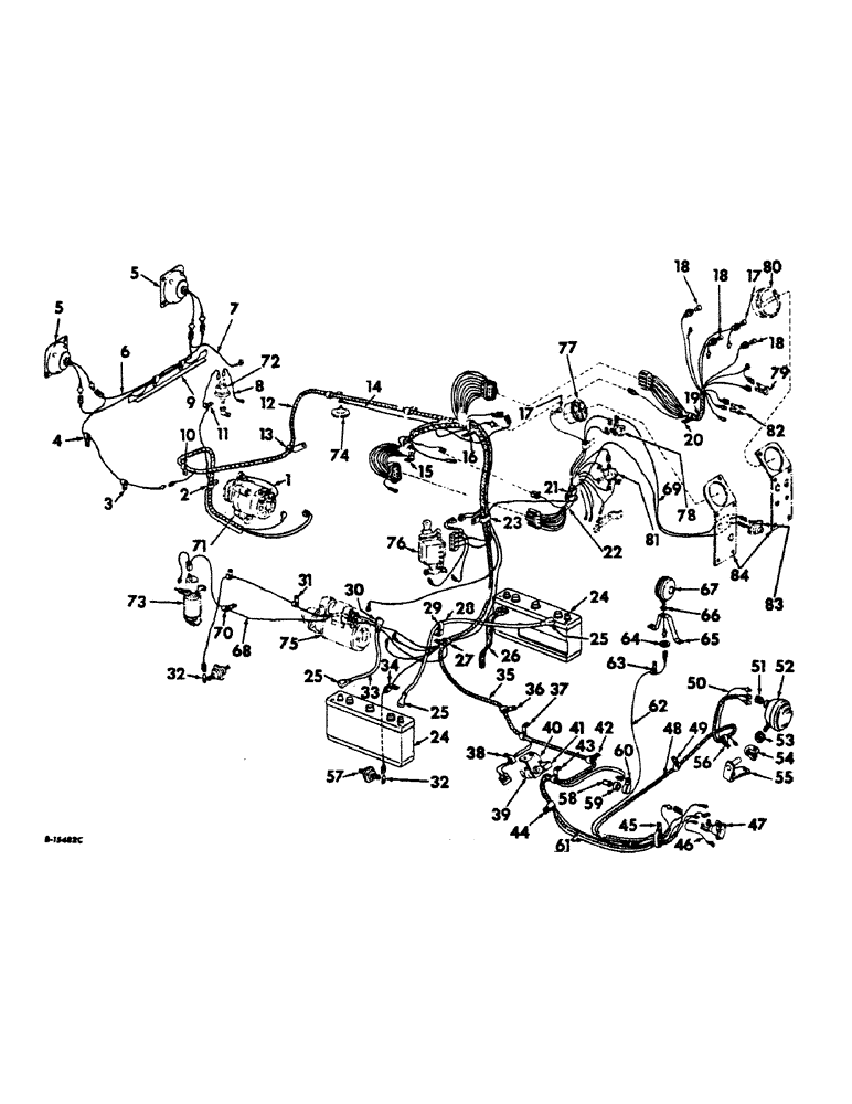 Схема запчастей Case IH 1206 - (G-10) - ELECTRICAL SYSTEM, STARTING AND LIGHTING, INTERNATIONAL TRACTORS (06) - ELECTRICAL SYSTEMS