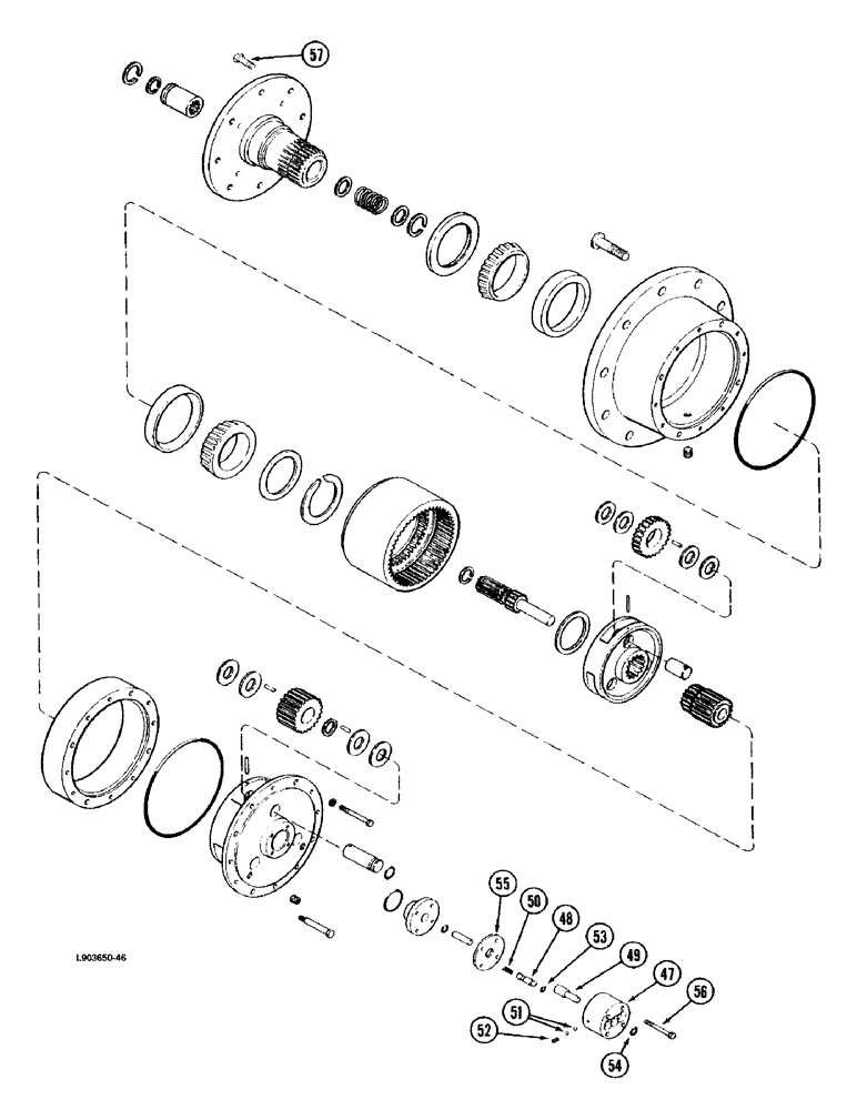 Схема запчастей Case IH 1670 - (5-20) - GUIDE WHEEL DRIVE, (CONT) (04) - STEERING