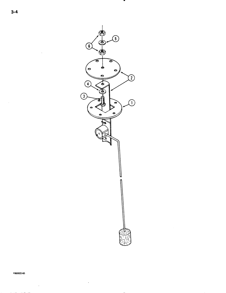 Схема запчастей Case IH 9130 - (3-04) - FUEL SENSOR ASSEMBLY (03) - FUEL SYSTEM