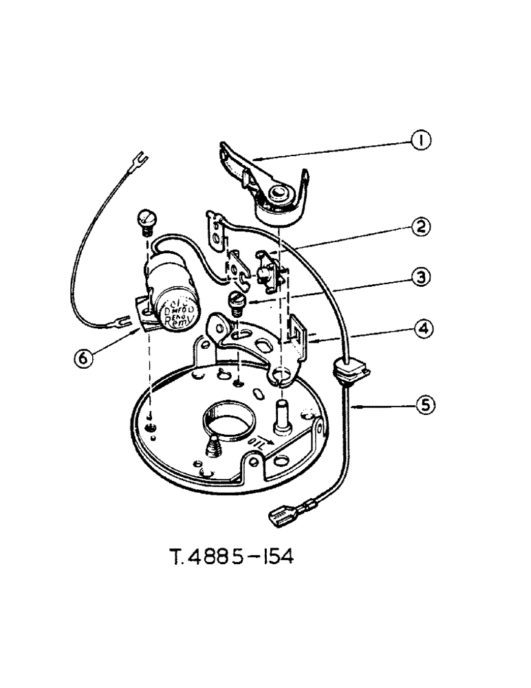 Схема запчастей Case IH 2350 - (2-21) - CIRCUIT BREAKER ASSEMBLY, DISTRIBUTOR WITH TACHO DRIVE (04) - ELECTRICAL SYSTEMS