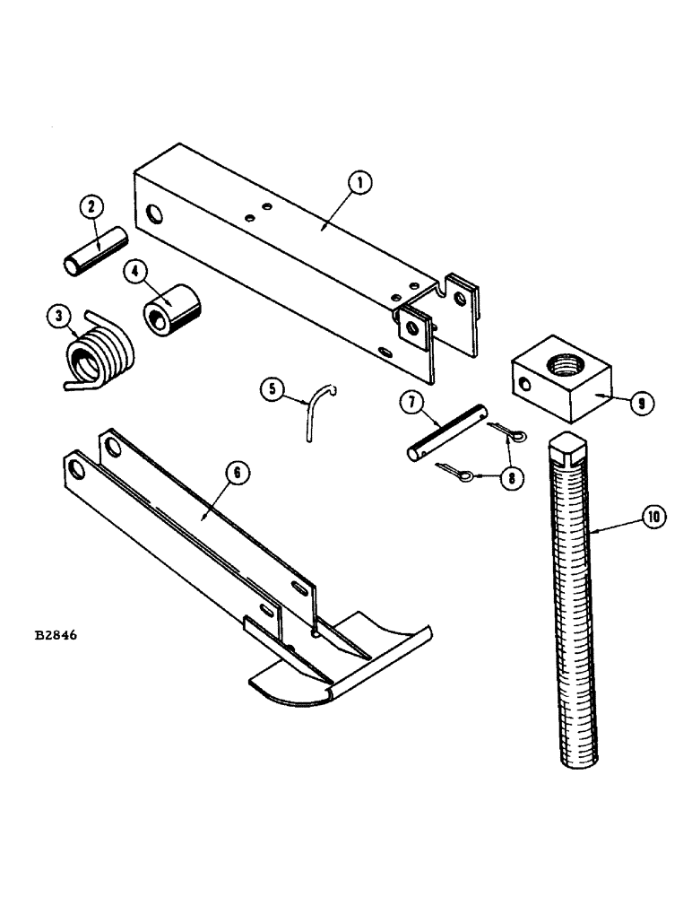 Схема запчастей Case IH 306 - (50) - JACK ASSEMBLY (58) - ATTACHMENTS/HEADERS