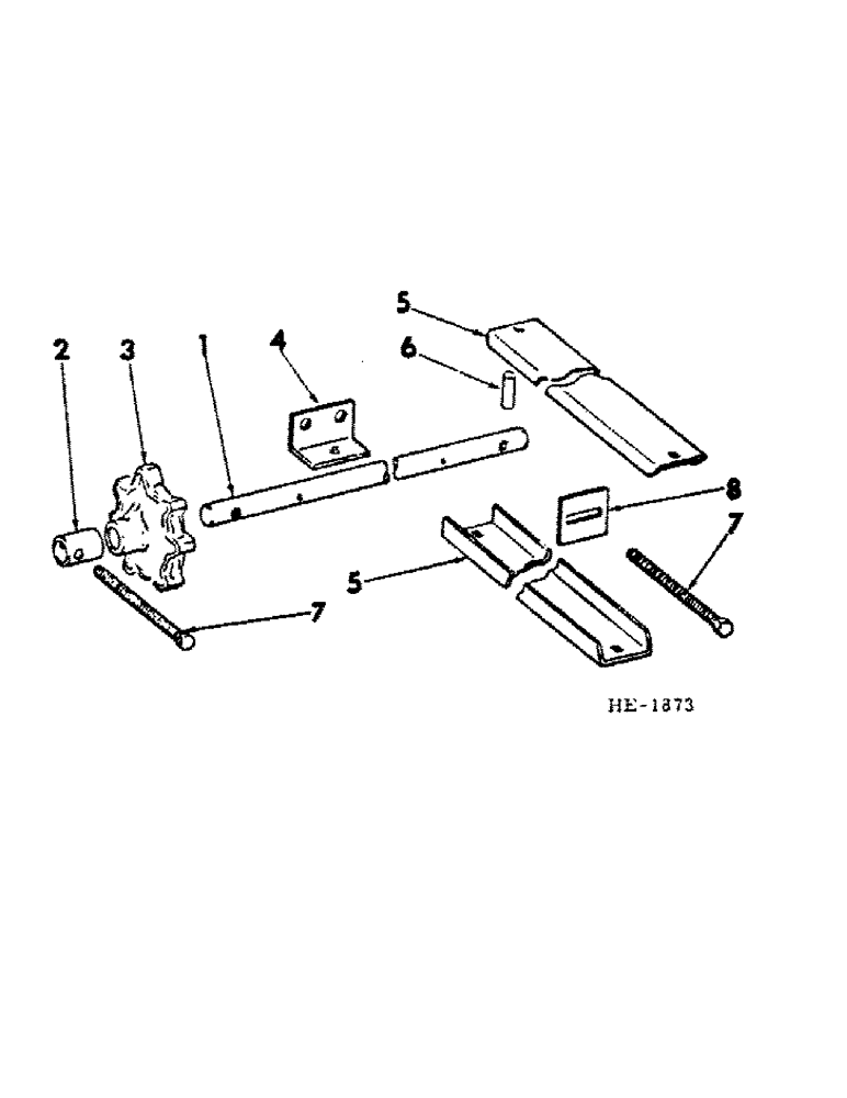 Схема запчастей Case IH 580 - (B-29) - FRONT APRON SHAFT (00) - COMPLETE MACHINE