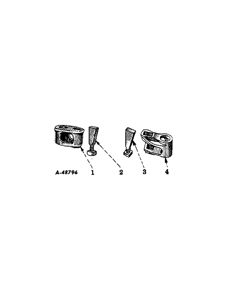 Схема запчастей Case IH U-214 - (T-16) - APPLICATOR CLAMP 