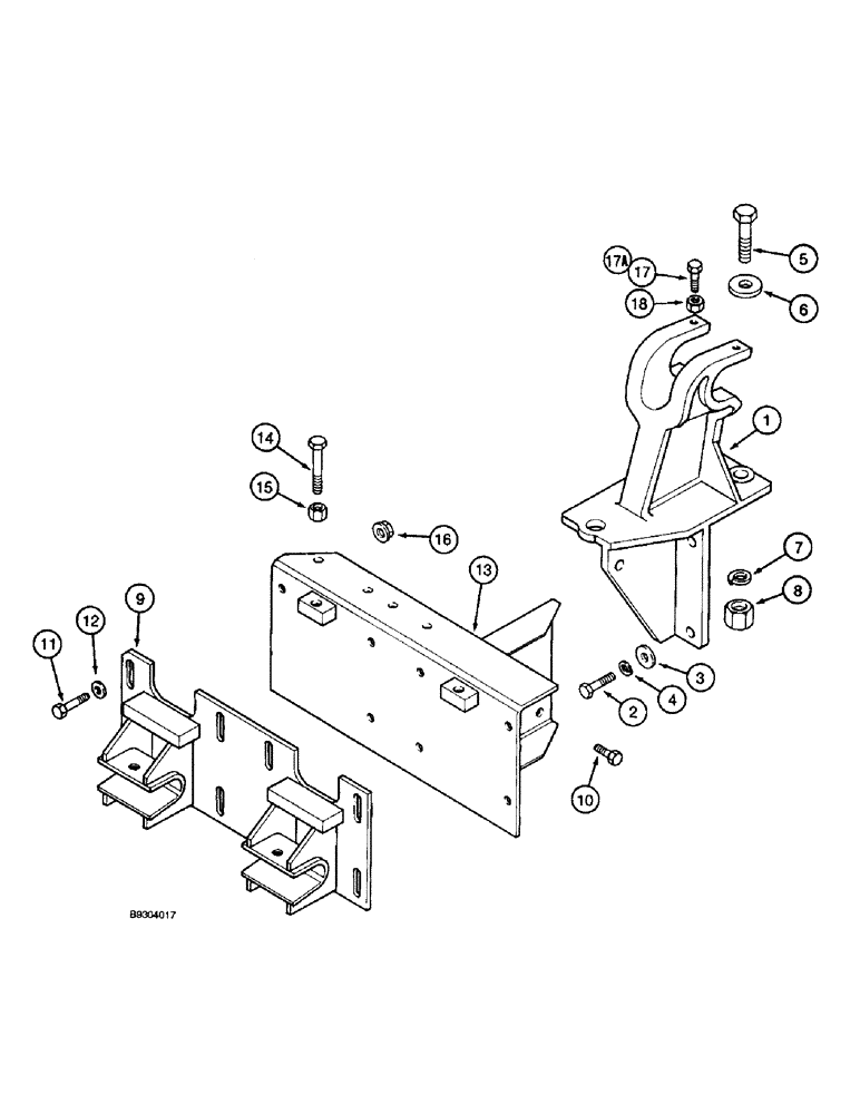 Схема запчастей Case IH 2055 - (9A-70) - DRUM LIFT SUPPORT (13) - PICKING SYSTEM