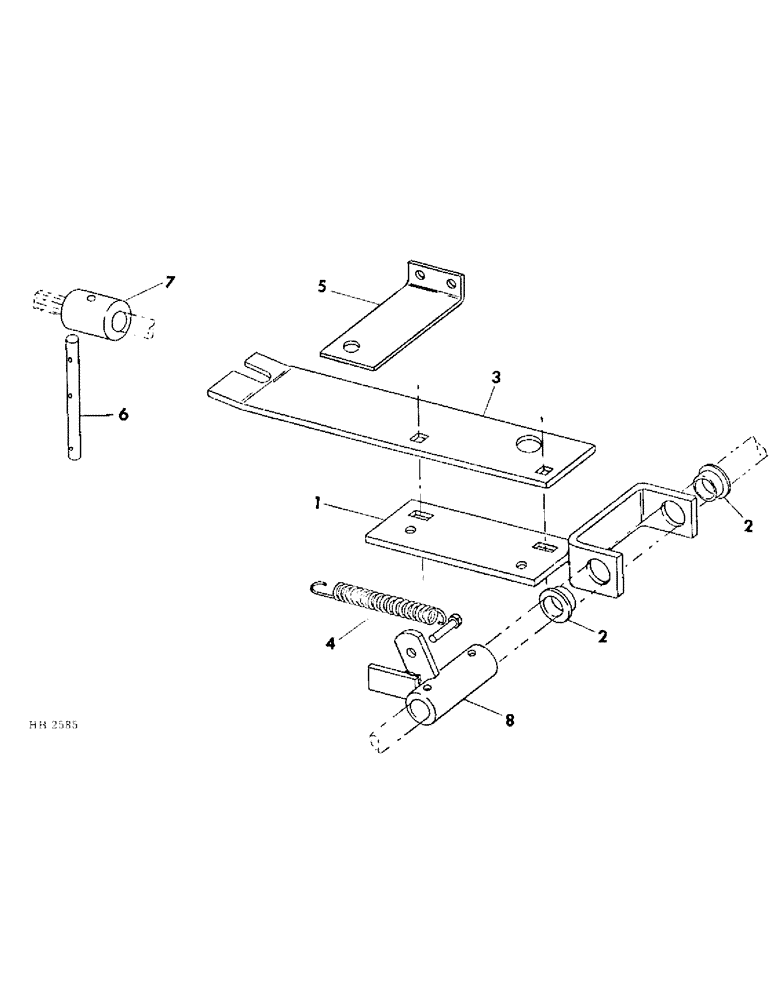 Схема запчастей Case IH 5500 - (07-23) - DRIVE TRAIN, PROPULSION AND STEERING NEUTRAL INTERLOCK (04) - Drive Train