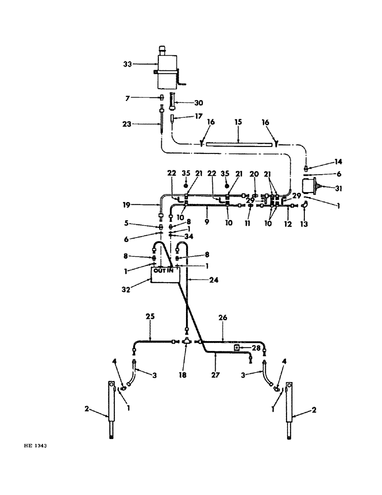 Схема запчастей Case IH 230 - (10-02) - HYDRAULICS, HYDRAULIC SYSTEM (07) - HYDRAULICS