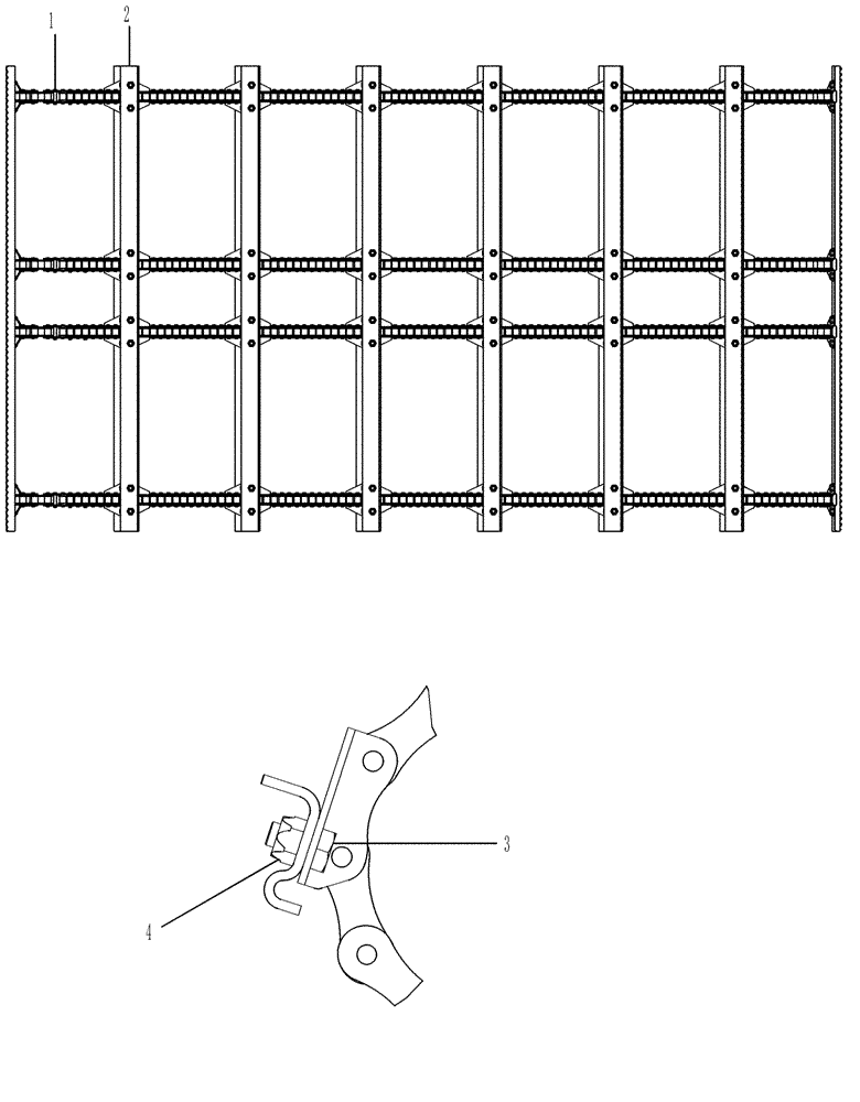 Схема запчастей Case IH 7010 - (60.105.03) - CHAIN ASSY AND FEEDER SLATS - STANDARD (60) - PRODUCT FEEDING