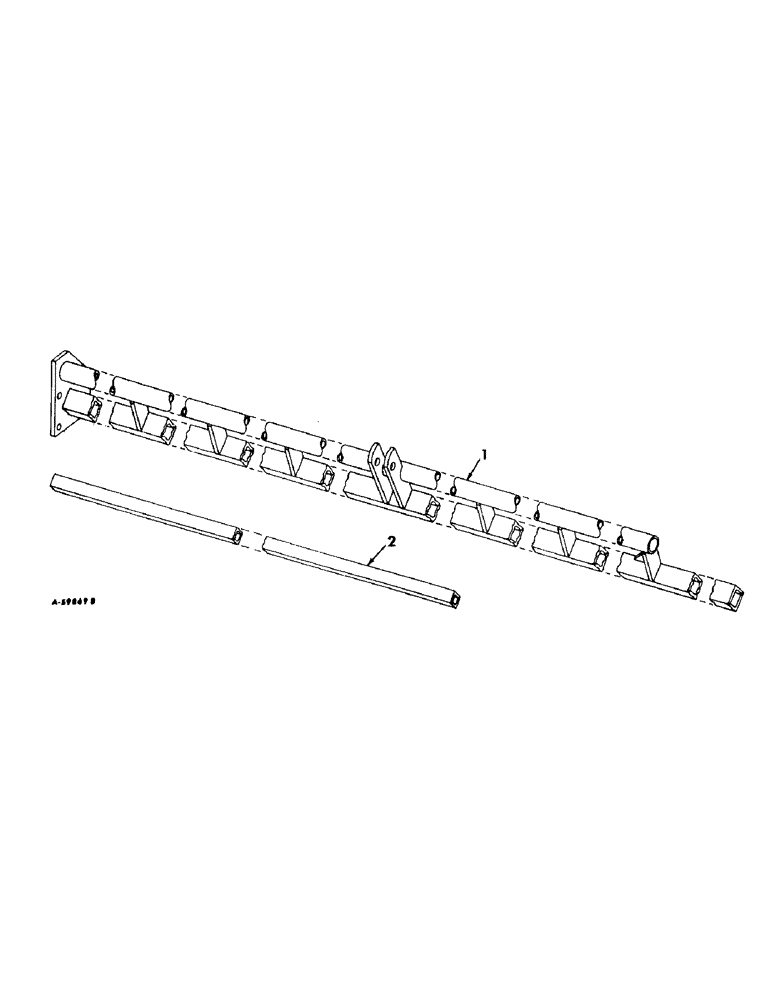 Схема запчастей Case IH 863 - (AJ-02) - MAIN FRAME 