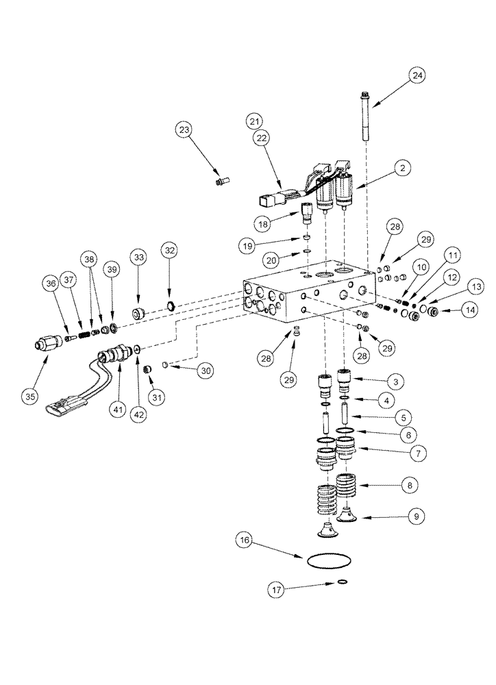 Схема запчастей Case IH CPX620 - (03-10) - FUEL INJECTION PUMP - BSN Y6T011701 (02) - FUEL SYSTEM