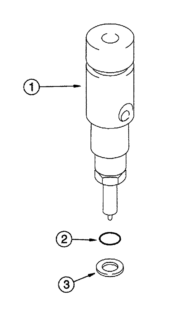 Схема запчастей Case IH FLX4300 - (02-064) - FUEL INJECTION NOZZLE (01) - ENGINE