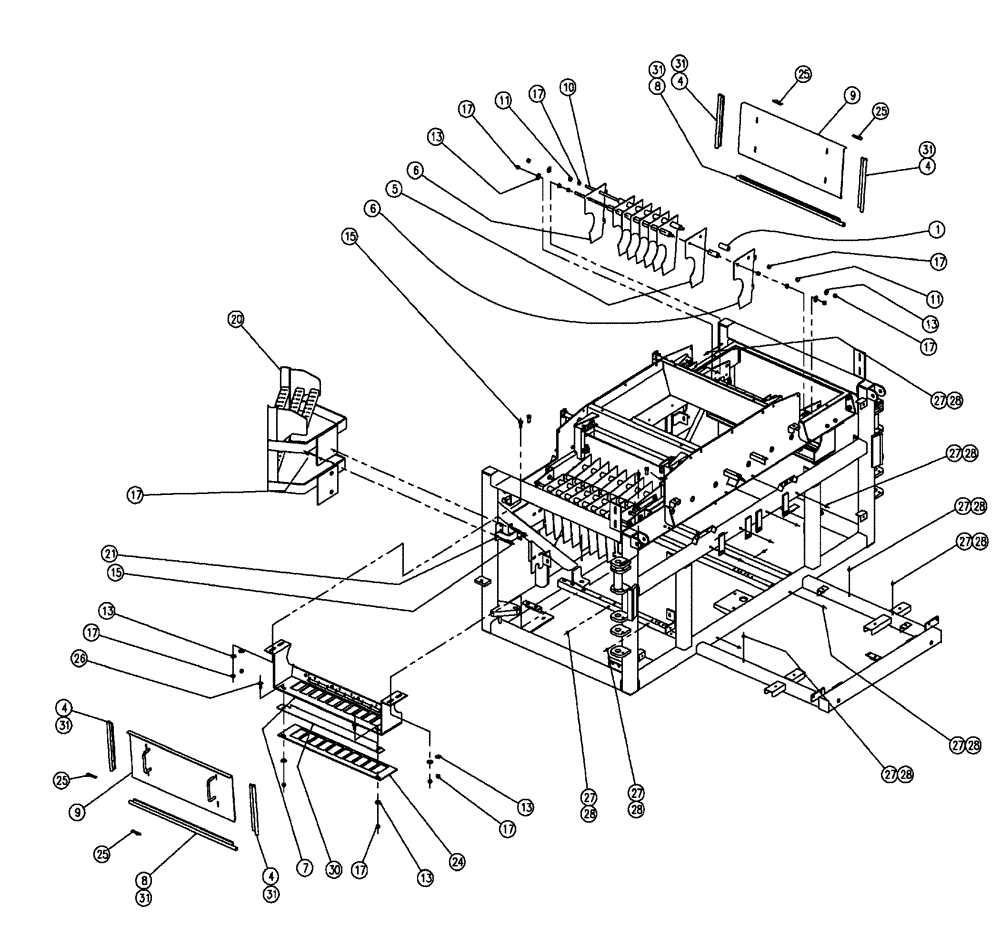 Схема запчастей Case IH FLX810 - (01-016) - METER SYSTEM PARTS Basic Unit