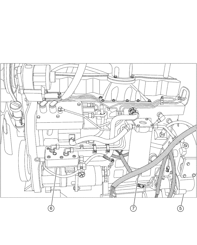 Схема запчастей Case IH FLX3300B - (02-003[02]) - ENGINE GROUP (FLX3300B CASE ENGINE) (01) - ENGINE