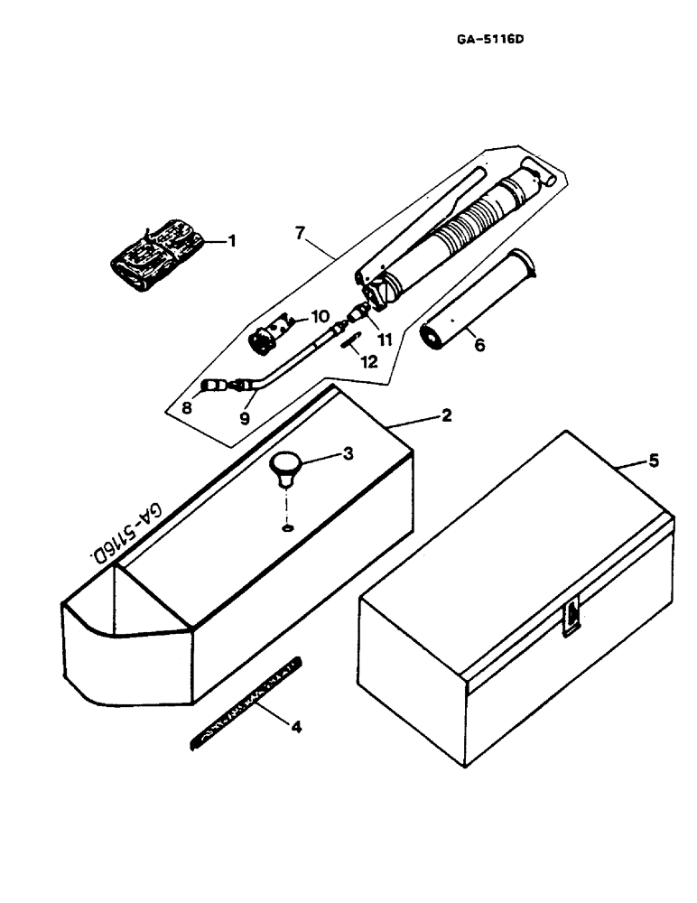 Схема запчастей Case IH 844S - (02-16) - TOOLBOX, TOOLS Accessories & Attachments / Miscellaneous