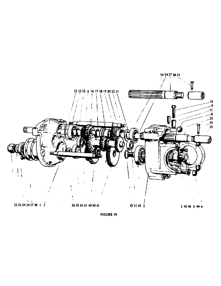 Схема запчастей Case IH 880E - (30) - GEARBOX / DRIVESHAFT & GEARS / LAYSHAFT Gearbox