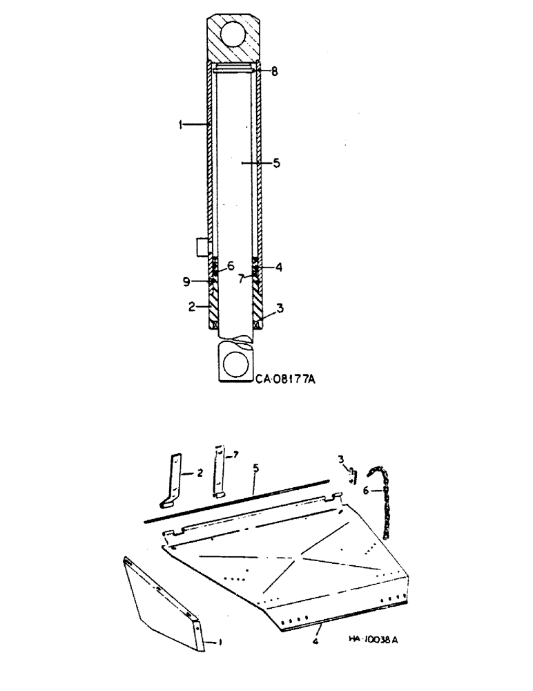 Схема запчастей Case IH DRAPER - (B-61[4]) - UNIVERSAL JOINT-CHASSIS TO HEADER (18) - ACCESSORIES