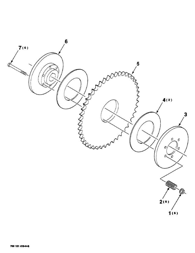 Схема запчастей Case IH SC416 - (2-20) - SLIP CLUTCH ASSEMBLY (09) - CHASSIS