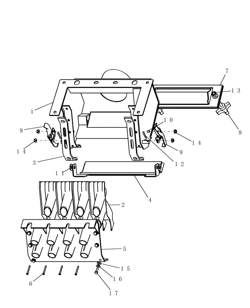 Схема запчастей Case IH 1200PT - (L.10.G[06]) - BULK FILL - SEED BOX 16 ROW (ASN CBJ022252) L - Field Processing