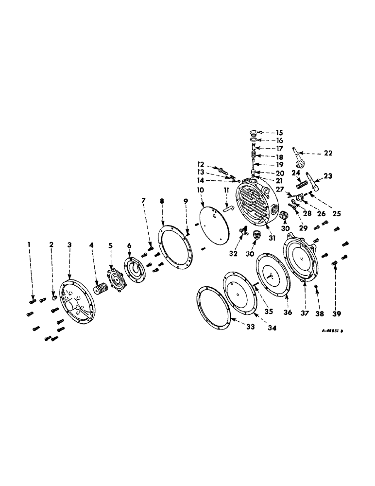 Схема запчастей Case IH 2706 - (E-20) - FUEL SYSTEM, LP GAS FUEL REGULATOR, C-263 ENGINES SERIAL NO. 66122 AND BELOW (02) - FUEL SYSTEM