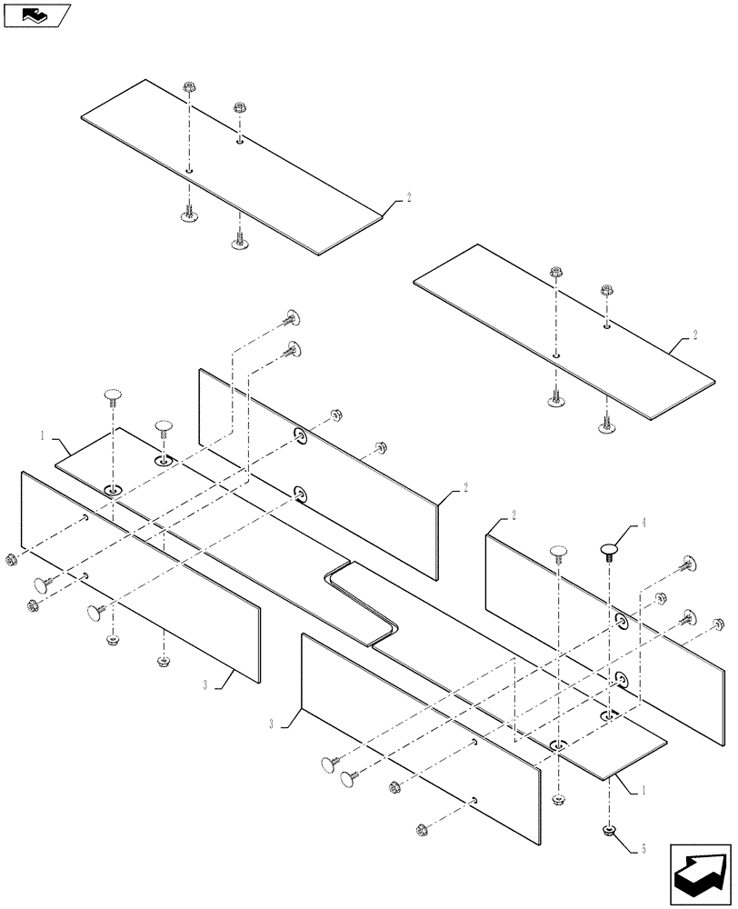 Схема запчастей Case IH 2240 - (27.100.AK[02]) - REAR AXLE WEAR PAD (27) - REAR AXLE SYSTEM