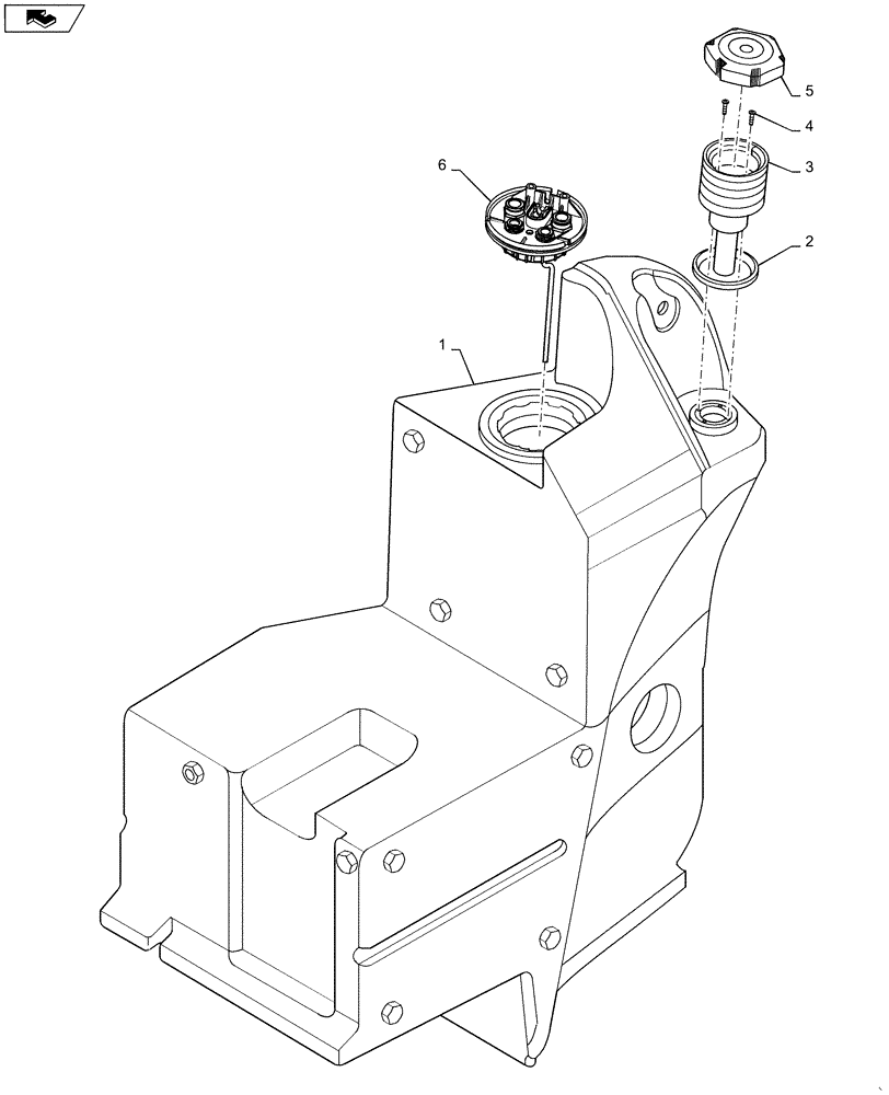 Схема запчастей Case IH MAGNUM 290 - (10.500.AA) - SCR TANK ASSY - DEF/ADBLUE (10) - ENGINE