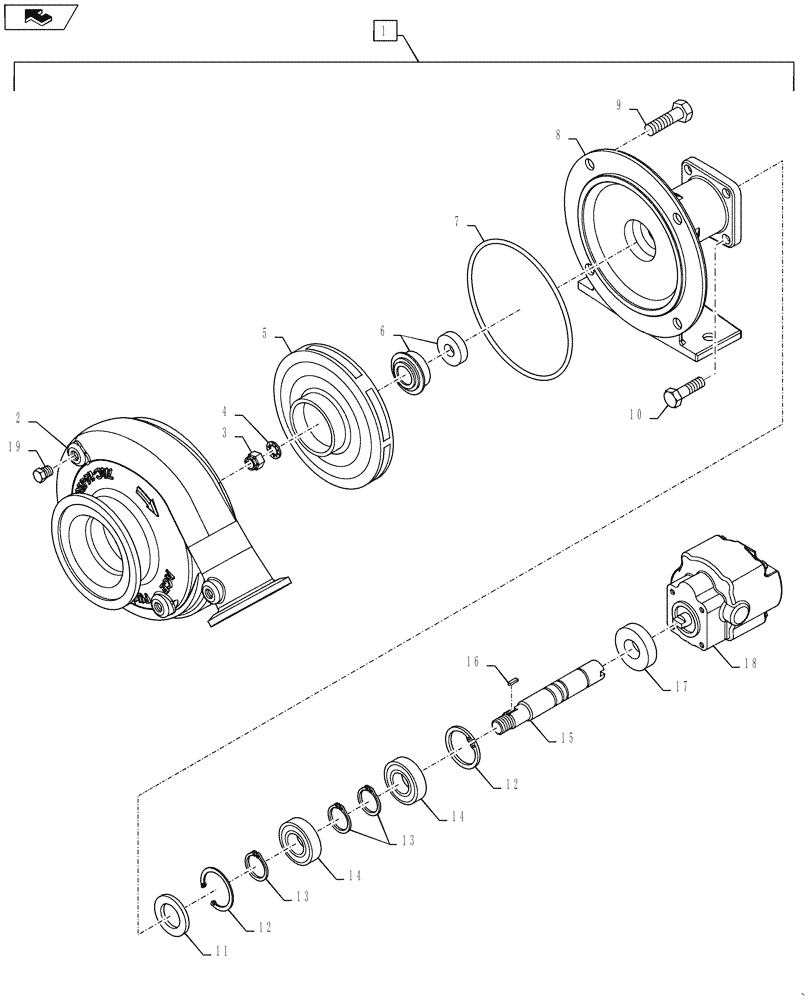 Схема запчастей Case IH 2240 - (78.111.AA[02]) - PRODUCT PUMP ASSY (78) - SPRAYING