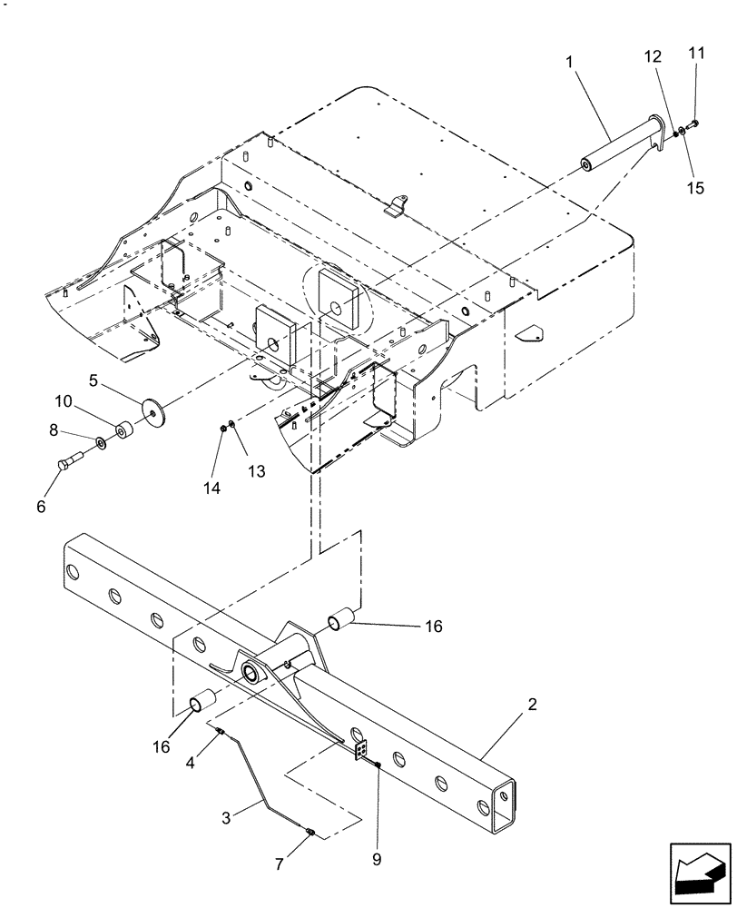 Схема запчастей Case IH WD1203 - (27.550.AV) - REAR AXLE ASSY (27) - REAR AXLE SYSTEM