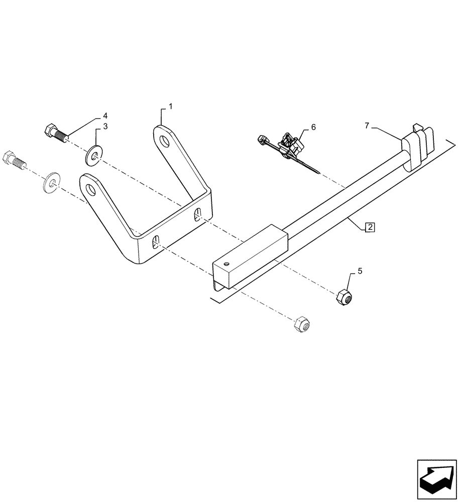 Схема запчастей Case IH PATRIOT 2250 - (55.515.AK[01]) - BOOM LOCK SENSOR (55) - ELECTRICAL SYSTEMS