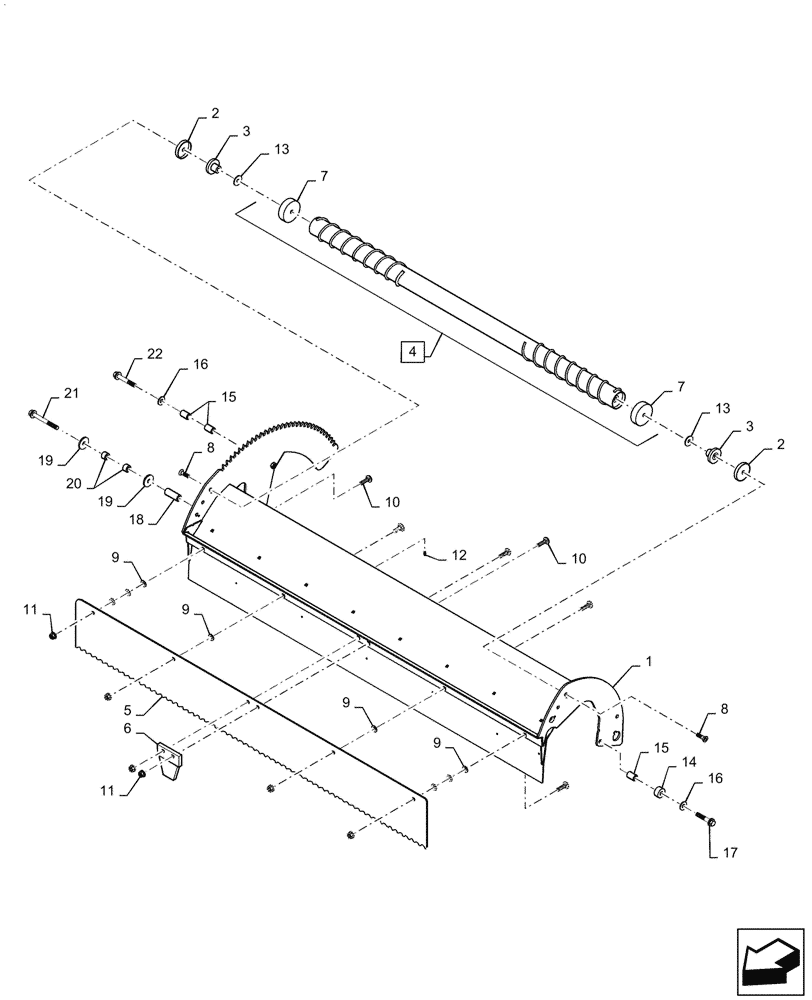 Схема запчастей Case IH RB565 - (68.170.AX[01]) - NET WRAP DUCKBILL (68) - TYING/WRAPPING