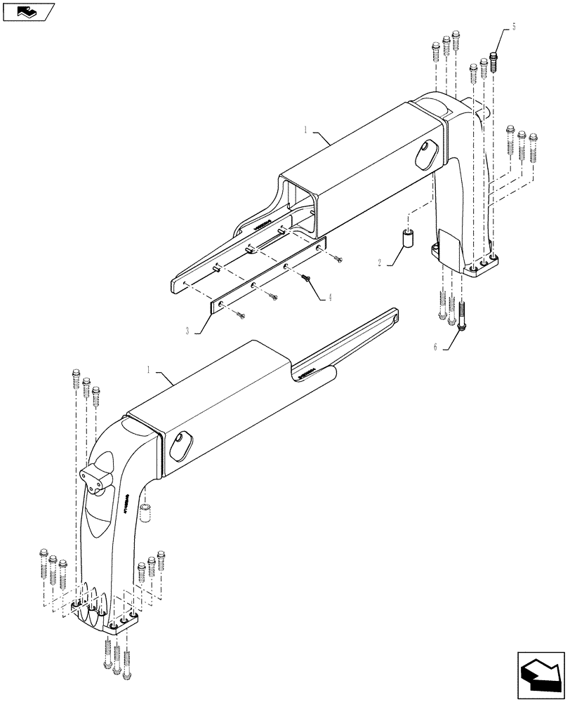 Схема запчастей Case IH 2240 - (27.100.AK[01]) - REAR AXLE (27) - REAR AXLE SYSTEM