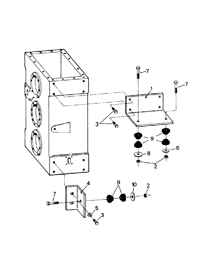 Схема запчастей Case IH SM-325 - (04-39) - TRANSFER CASE MOUNTING (04) - Drive Train