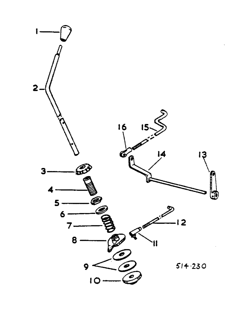 Схема запчастей Case IH 474 - (12-07) - GOVERNOR CONTROLS, BOSCH INJECTION Power