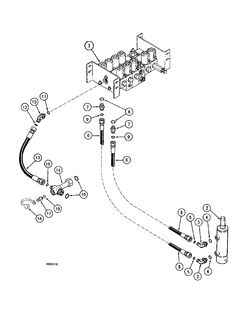 Схема запчастей Case IH 1666 - (8-62) - FEEDER CLUTCH SYSTEM (07) - HYDRAULICS