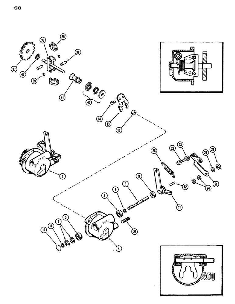 Схема запчастей Case IH 970 - (058) - GOVERNOR, (377B) SPARK IGNITION ENGINE (02) - ENGINE