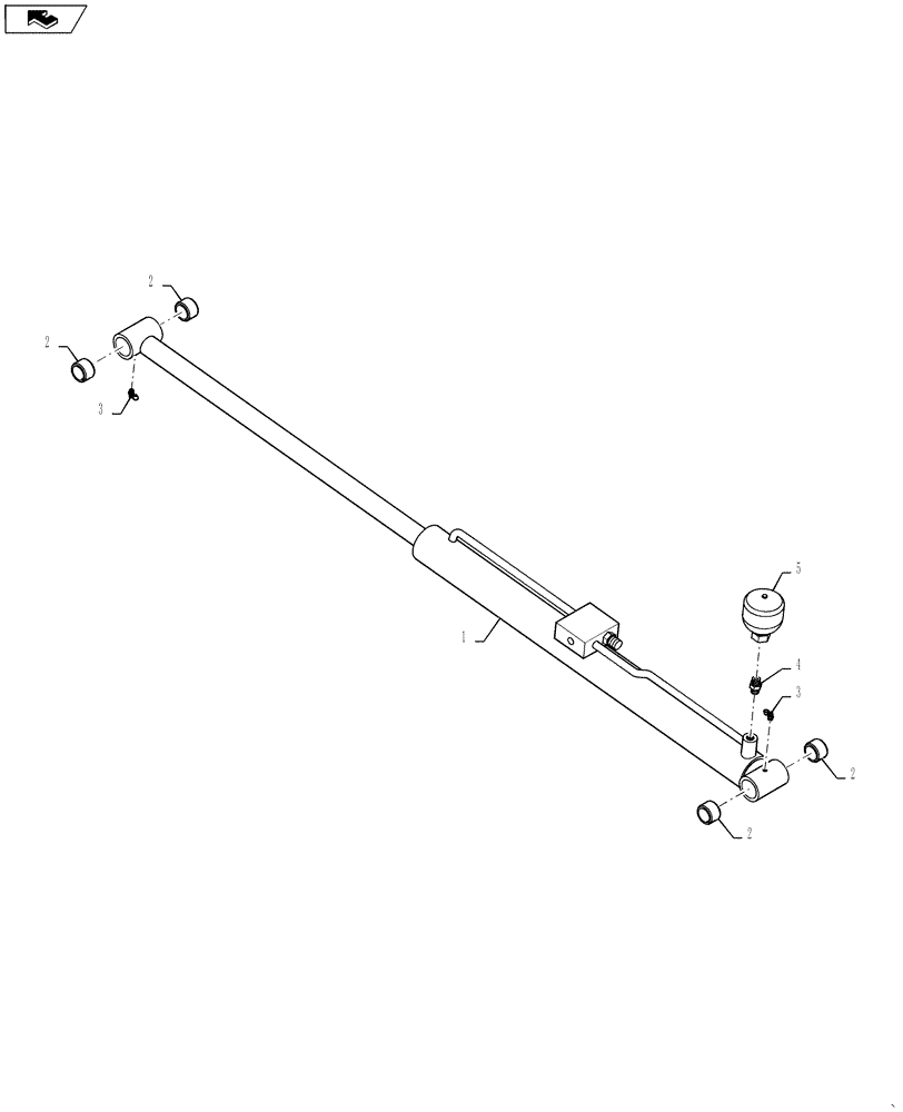 Схема запчастей Case IH 2240 - (35.911.AD[01]) - BOOM LIFT CYLINDER GROUP (35) - HYDRAULIC SYSTEMS