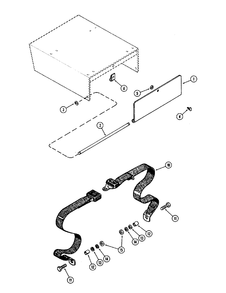 Схема запчастей Case IH 2590 - (9-340) - TOOL BOX (09) - CHASSIS/ATTACHMENTS