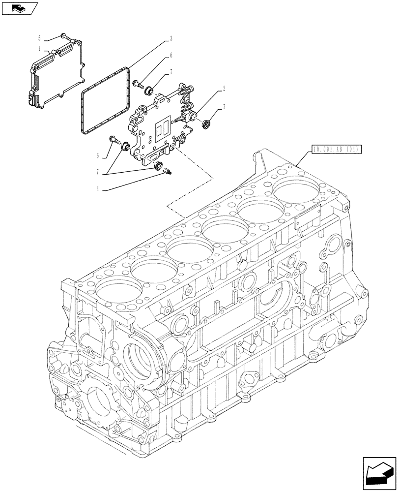 Схема запчастей Case IH F3BFE613E A012 - (55.015.AA) - UNIT, ENGINE, ELECTRONIC CONTROLS (55) - ELECTRICAL SYSTEMS