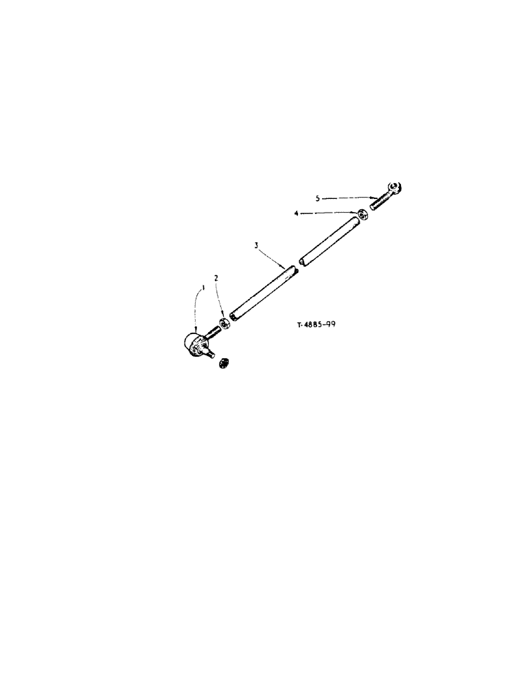 Схема запчастей Case IH 444 - (6-22[A]) - POWER STEERING AND FRONT AXLE ATTACHMENT, DRAG LINK ASSEMBLY (05) - STEERING