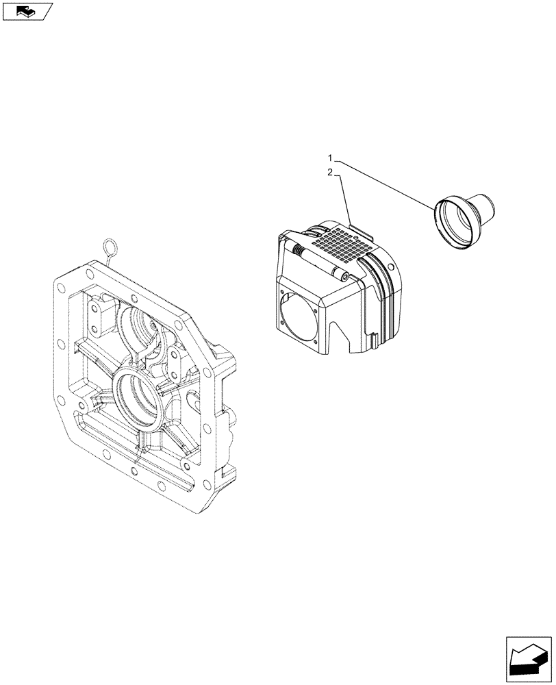 Схема запчастей Case IH FARMALL 85C - (31.110.AI[07]) - VAR - 334196, 334197, 334198, 334201 - PTO SHAFT, GUARD (31) - IMPLEMENT POWER TAKE OFF