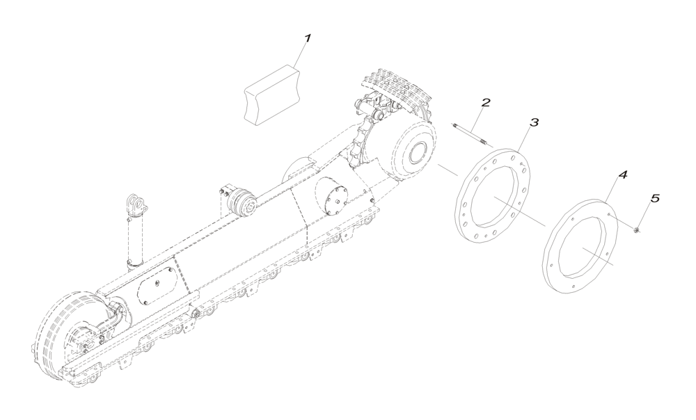 Схема запчастей Case IH 7700 - (A10.03[01]) - Stability Kit {7700} (35) - HYDRAULIC SYSTEMS