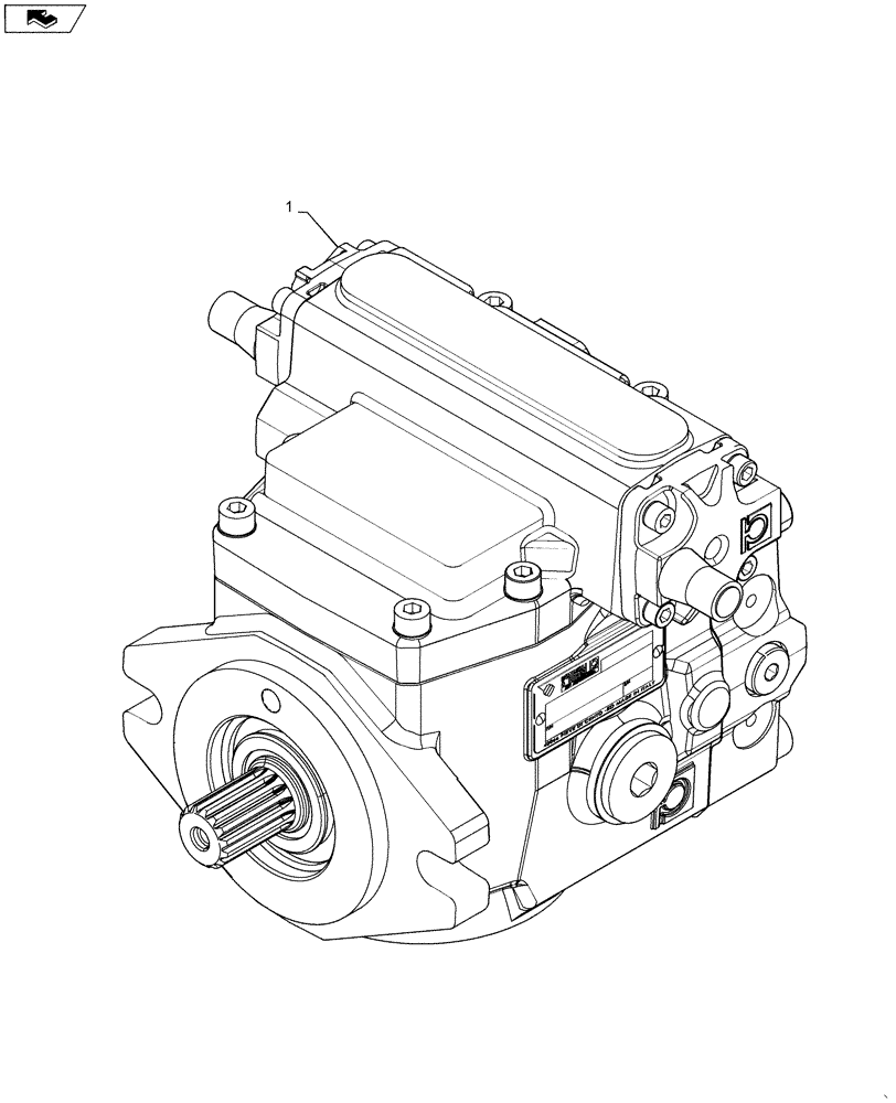 Схема запчастей Case IH WD1203 - (29.218.AH[02]) - MOTOR, WHEEL, HIGH SPEED (29) - HYDROSTATIC DRIVE