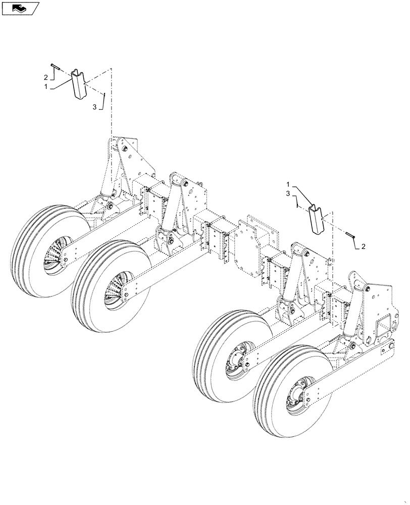 Схема запчастей Case IH 1255 - (35.948.AB[01]) - HYDRAULIC WING LOCK FOR 12 AND 16 ROW (35) - HYDRAULIC SYSTEMS