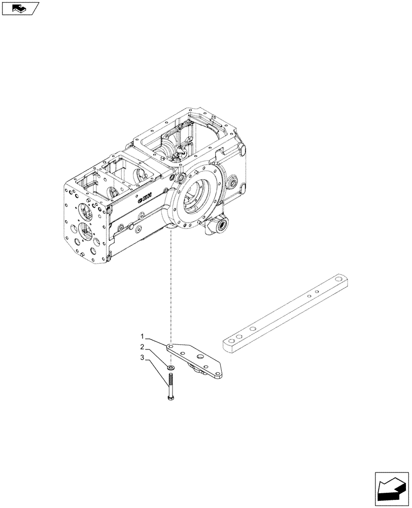 Схема запчастей Case IH FARMALL 95C - (37.100.AB) - VAR - 392905, 334202, 334203, 334209 - DRAWBAR SUPPORT (37) - HITCHES, DRAWBARS & IMPLEMENT COUPLINGS