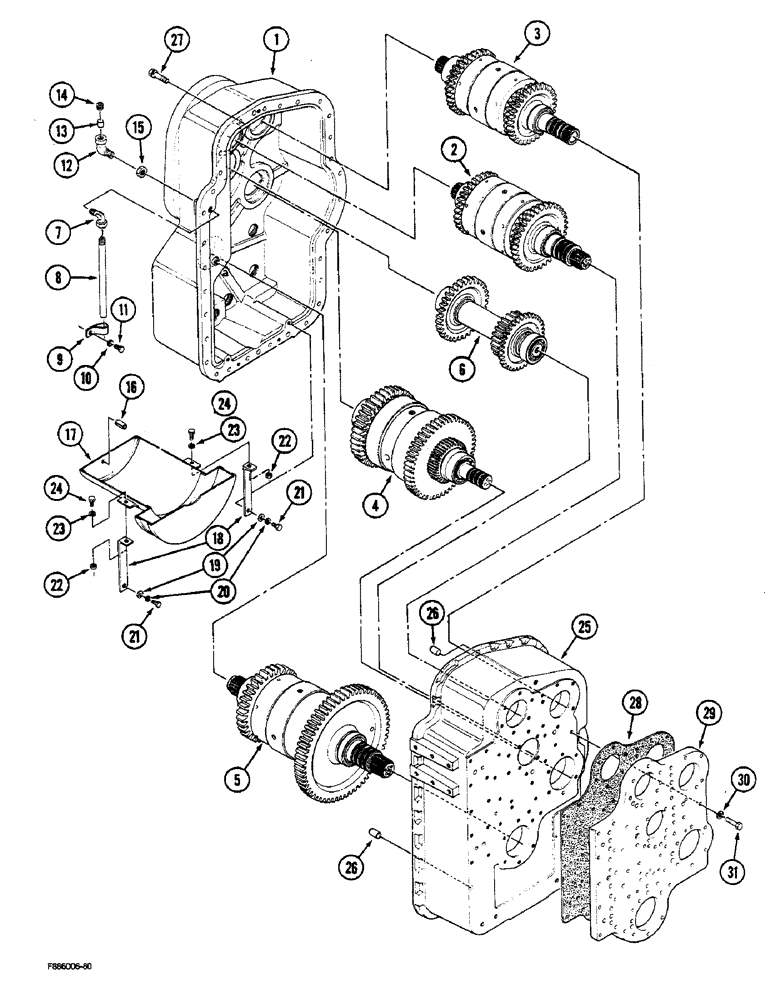 Схема запчастей Case IH STEIGER - (6-12) - TRANSMISSION (06) - POWER TRAIN