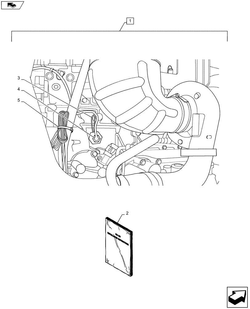 Схема запчастей Case IH STEIGER 400 - (88.010.08) - DIA KIT, BLOCK HEATER - 240V (88) - ACCESSORIES