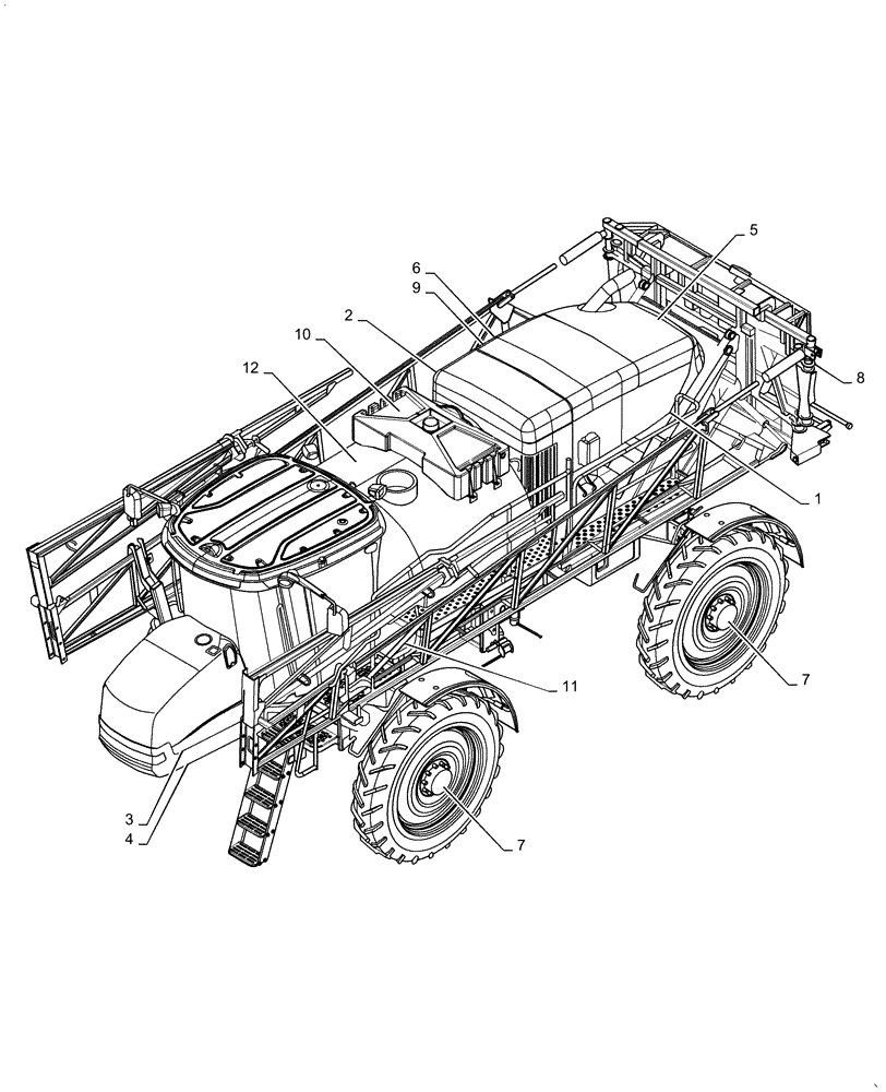 Схема запчастей Case IH 4430 - (05.100.03[02]) - CAPACITIES, PATRIOT 4430 - TIER 4A (05) - SERVICE & MAINTENANCE